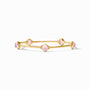 Julie Vos - Ainsley Stone Bangle, Iridescent Rose / Large