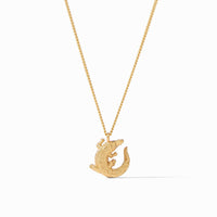 Julie Vos - Alligator Solitaire Necklace, Gold