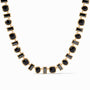 Julie Vos - Antonia Tennis Necklace, Obsidian Black