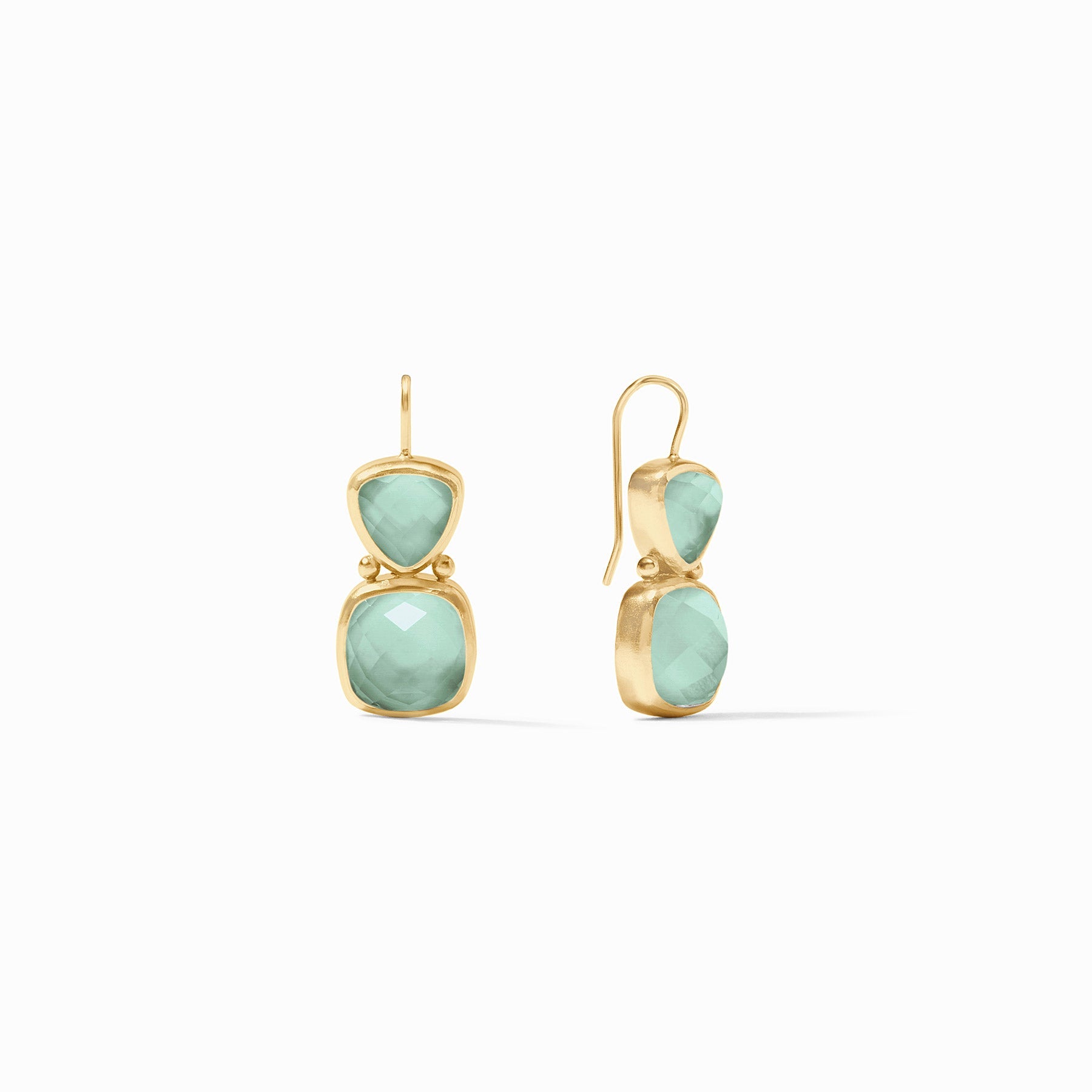 Julie Vos - Aquitaine Earring, Iridescent Aquamarine Blue