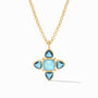 Julie Vos - Aquitaine Pendant, Iridescent Capri Blue