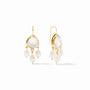 Julie Vos - Aquitaine Chandelier Earring, Iridescent Clear Crystal