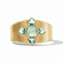 Julie Vos - Aquitaine Cuff, Iridescent Aquamarine Blue