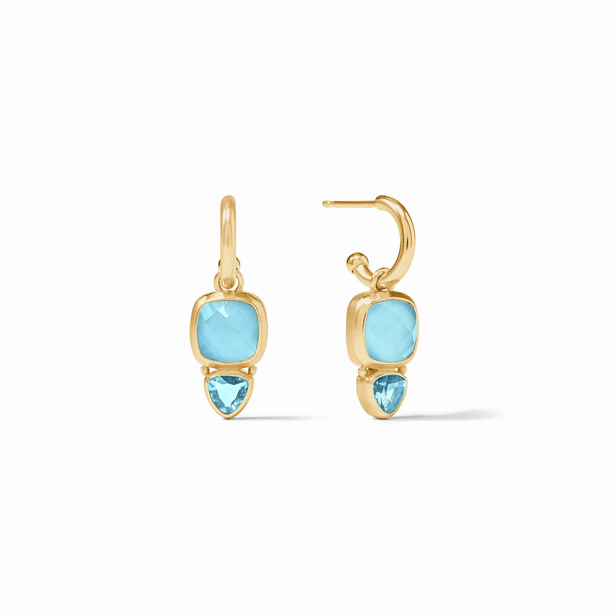 Aquitaine Duo Hoop & Charm Earring