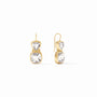 Julie Vos - Aquitaine Earring, Clear Crystal