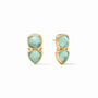 Julie Vos - Aquitaine Midi Earring, Iridescent Aquamarine Blue
