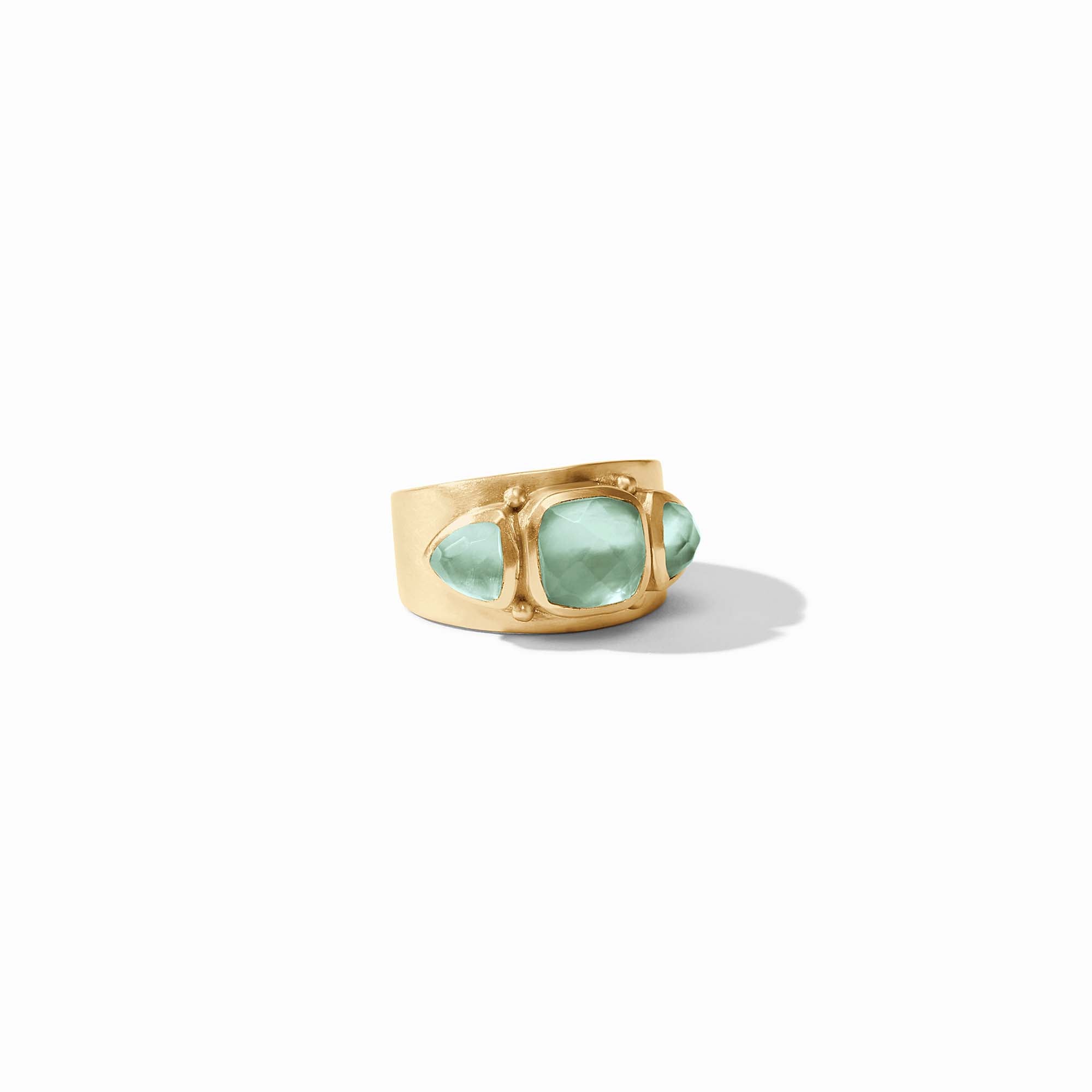 Julie Vos - Aquitaine Ring, Iridescent Aquamarine Blue / 8