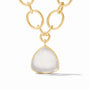 Julie Vos - Aquitaine Statement Necklace, Iridescent Clear Crystal