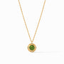 Julie Vos - Astor Solitaire Necklace, Iridescent Jade Green