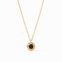Julie Vos - Astor Solitaire Necklace, Obsidian Black