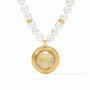 Julie Vos - Astor Statement Necklace, Iridescent Champagne