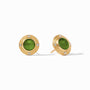 Julie Vos - Astor Stone Stud, Iridescent Jade Green