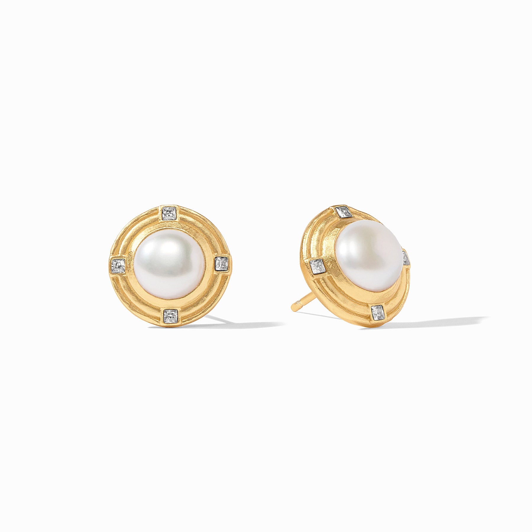 Julie Vos - Astor Stone Stud, Pearl