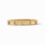 Aurora Stone Hinge Bangle in Bahamian Blue CZ