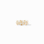 Julie Vos - Bamboo Stacking Ring, Ivory Enamel