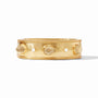 Julie Vos - Cannes Stone Statement Hinge Bangle, Iridescent Champagne