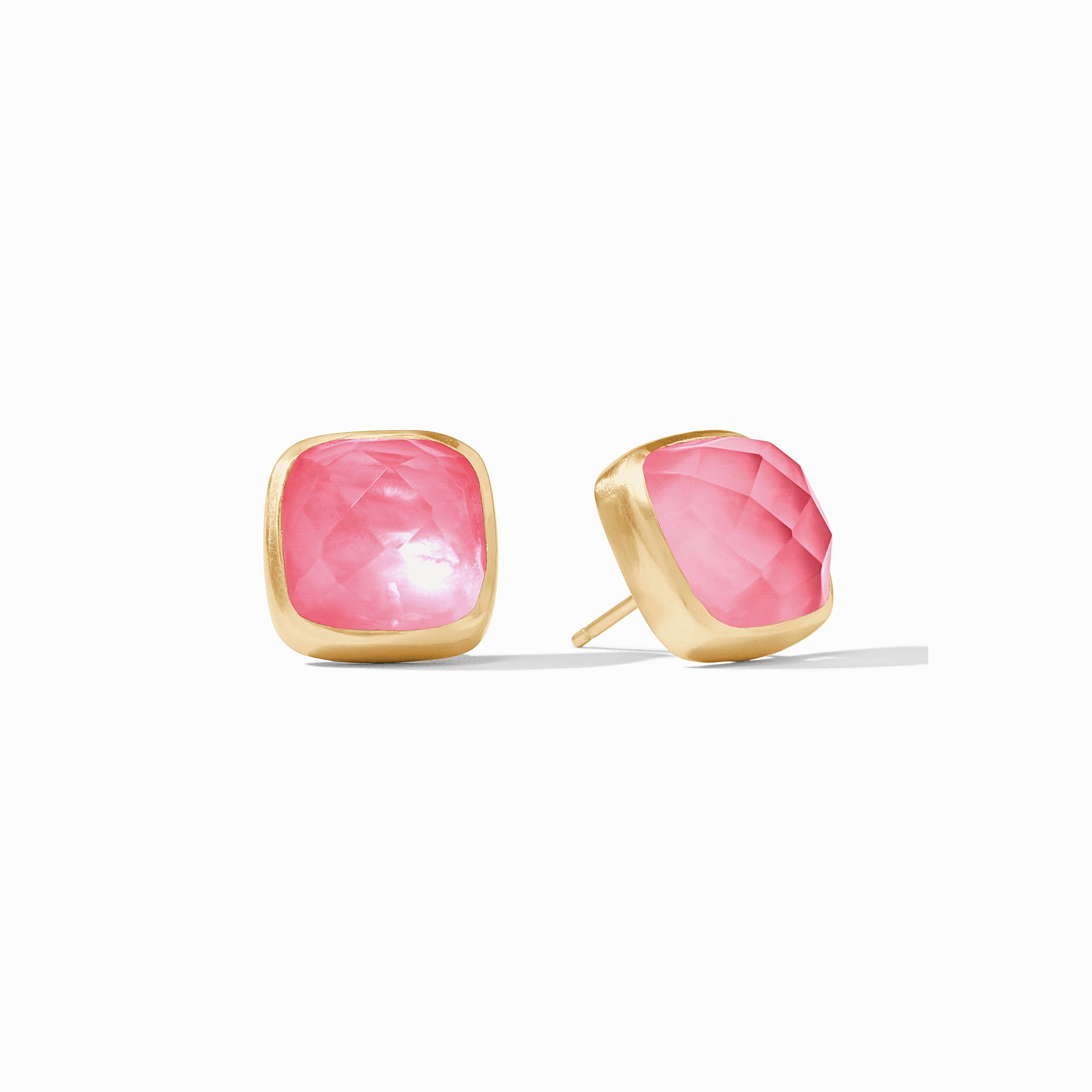 Julie Vos - Catalina Stud, Iridescent Peony Pink