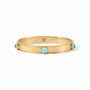 Julie Vos - Catalina Stone Bangle, Iridescent Capri Blue / Large