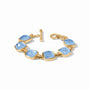 Julie Vos - Catalina Stone Bracelet, Iridescent Chalcedony Blue