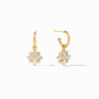 Julie Vos - Charlotte Hoop &amp; Charm Earring, Mother of Pearl