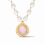 Julie Vos - Clementine Statement Necklace, Iridescent Rose