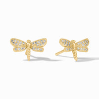 Dragonfly Pave Stud