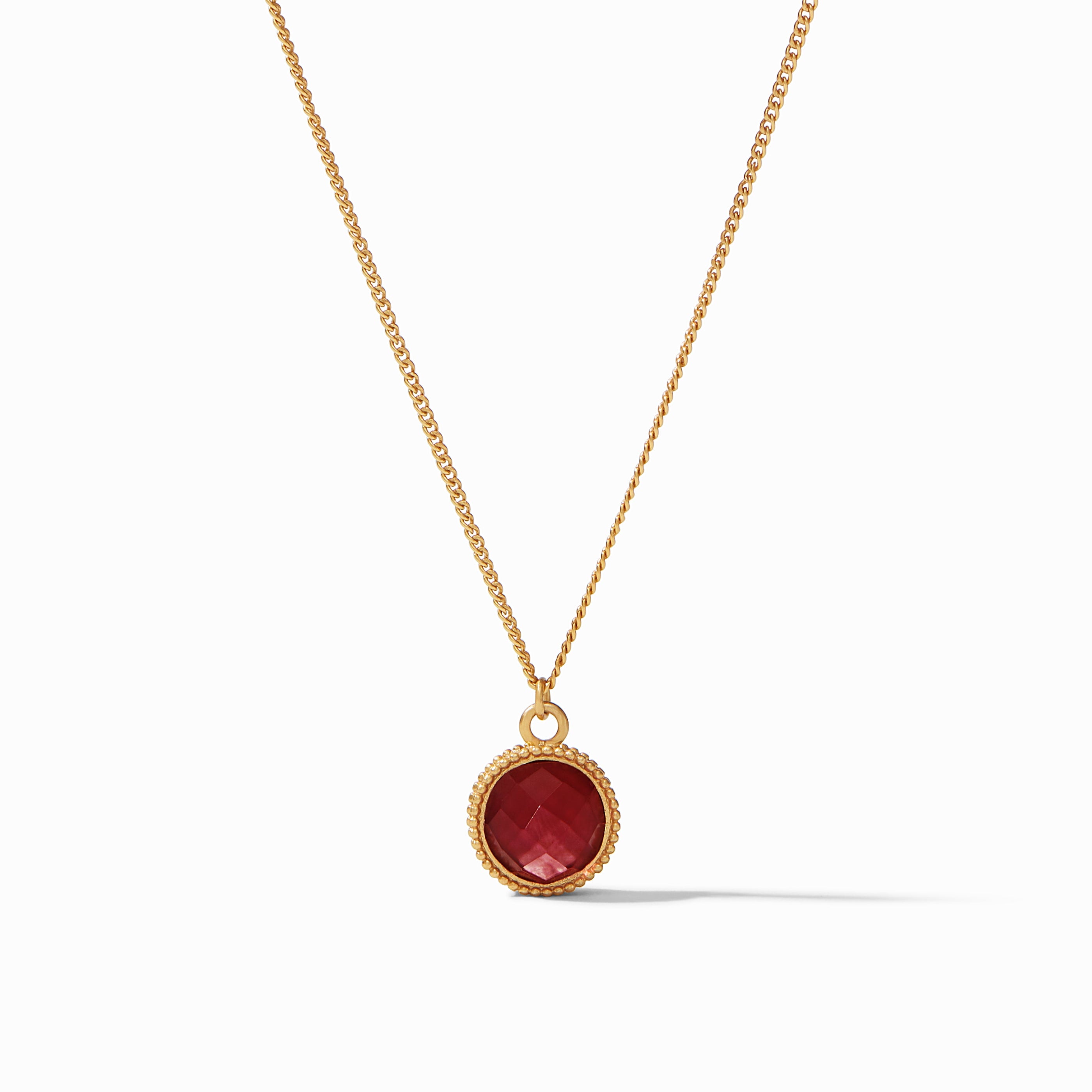 Julie Vos - Fleur-de-Lis Solitaire Necklace, 