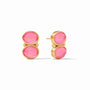 Julie Vos - Honey Duo Earring, Iridescent Peony Pink