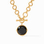 Julie Vos - Honeybee Demi Necklace, Obsidian Black