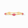 Julie Vos - Ivy Stone Bangle, Iridescent Raspberry / Large
