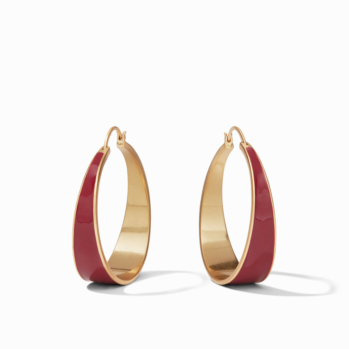 Mulberry Enamel, Large, ruby red