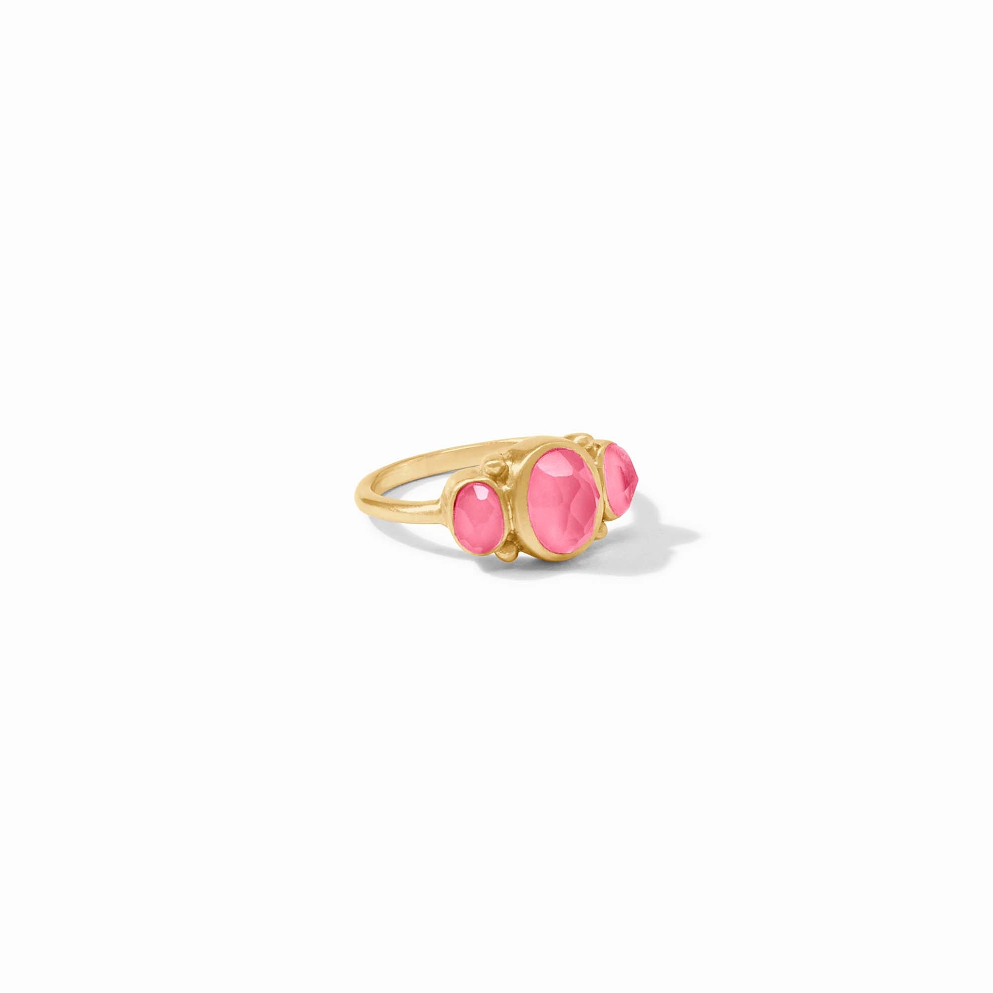 Julie Vos - Tressa Ring, Iridescent Peony Pink / 8