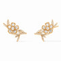 Julie Vos - Laurel Climber Earring, Cubic Zirconia