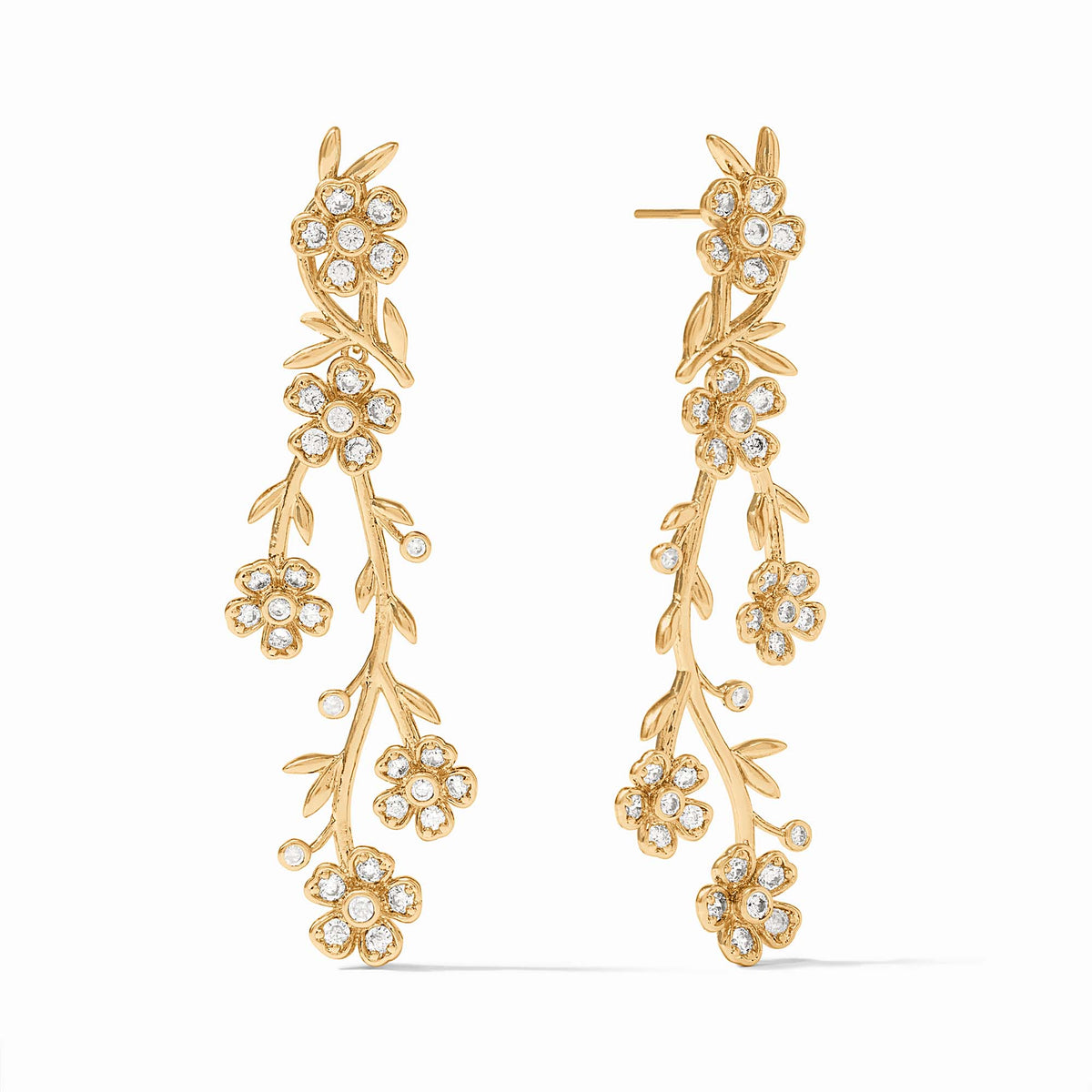 Julie Vos - Laurel Statement Earring, Cubic Zirconia