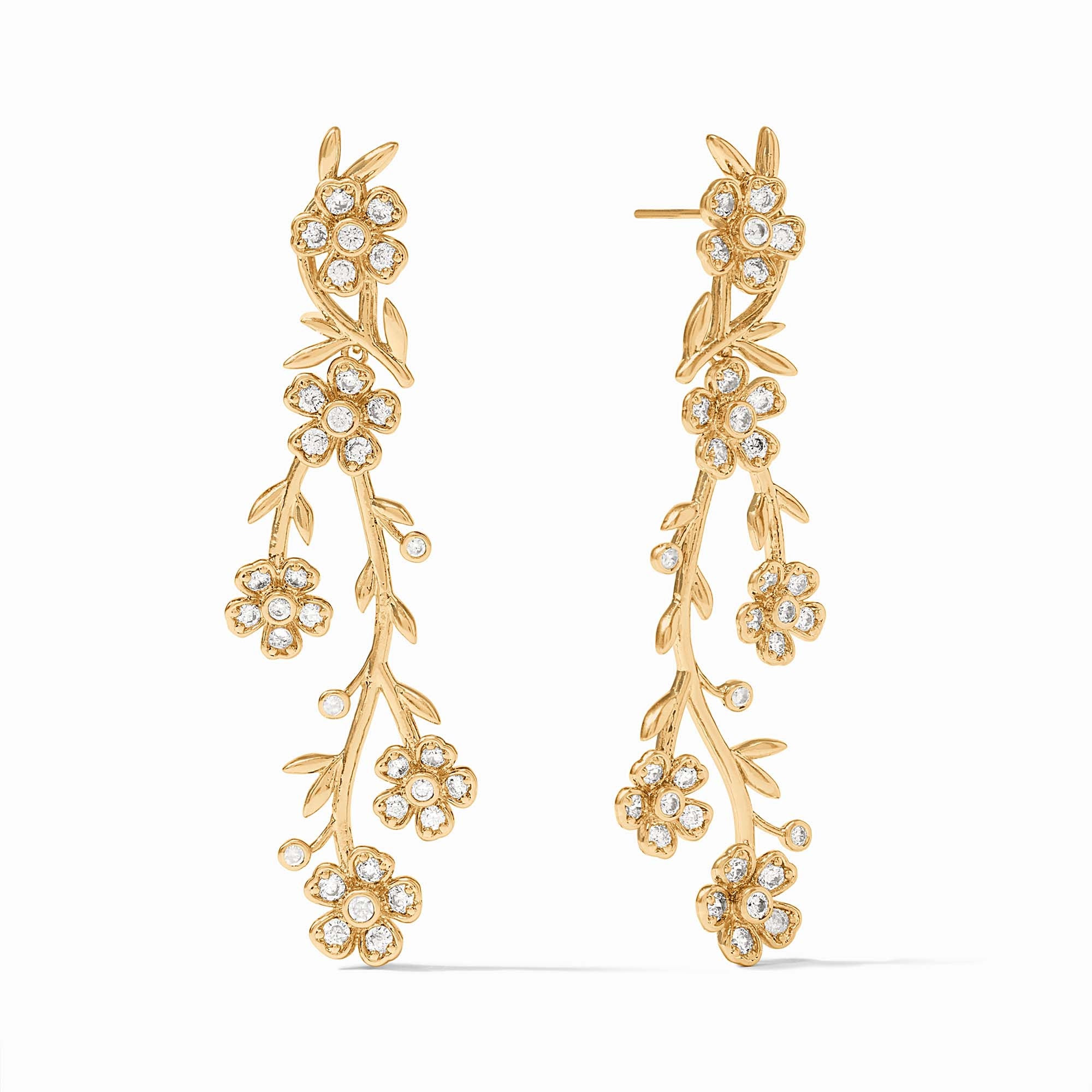 Julie Vos - Laurel Statement Earring, Cubic Zirconia