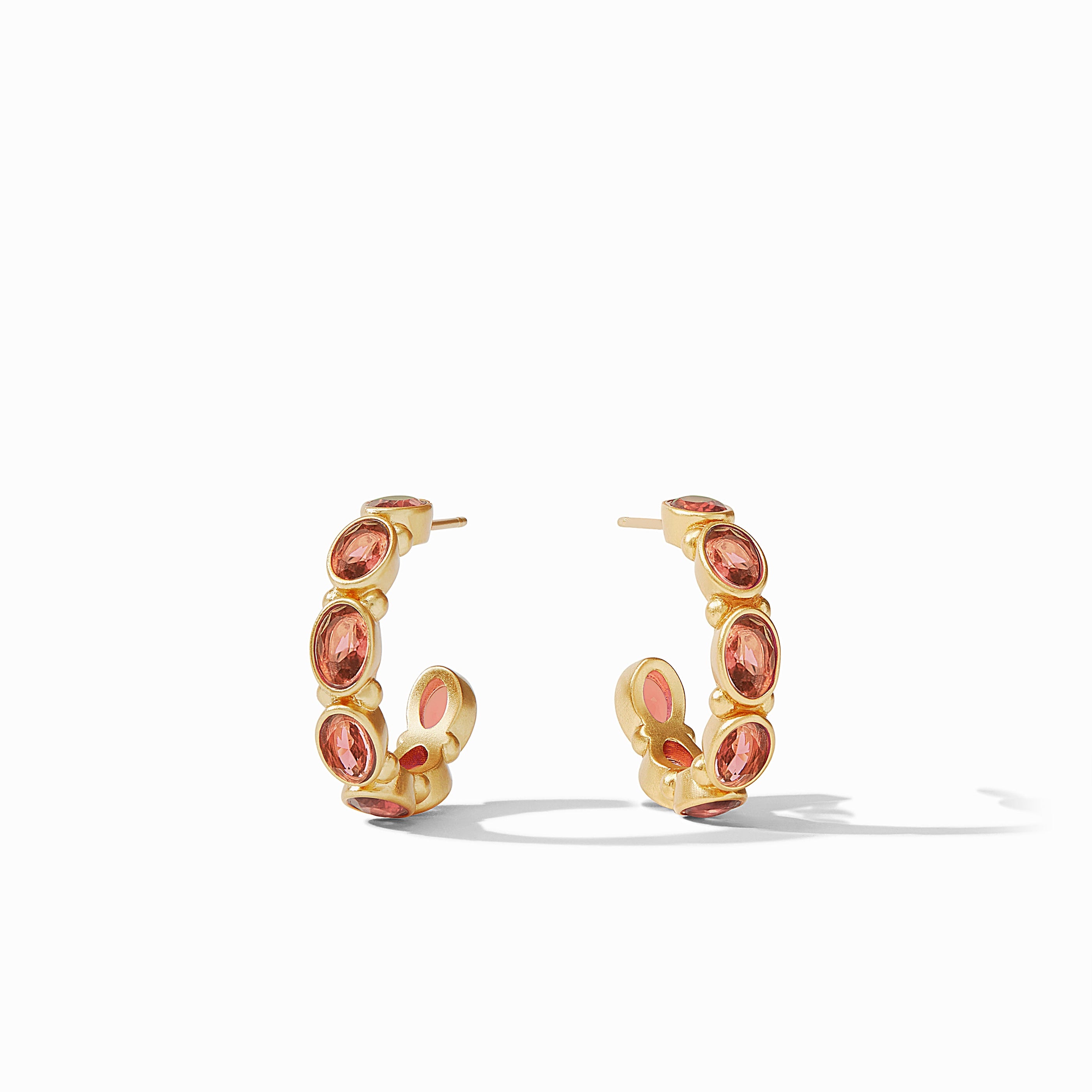 Julie Vos - Mykonos Hoop, Coral / Small