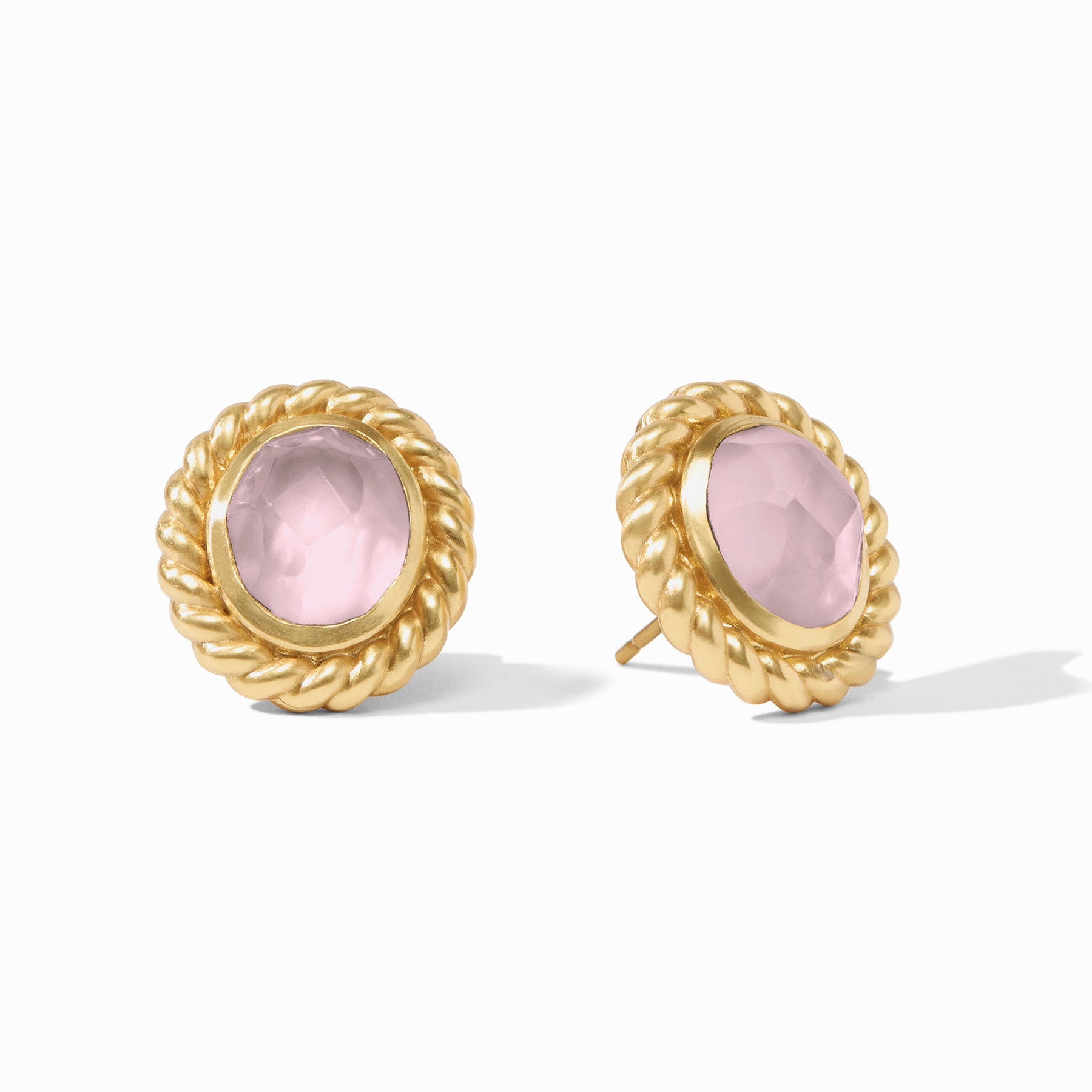 Julie Vos - Nassau Stone Stud, Iridescent Rose