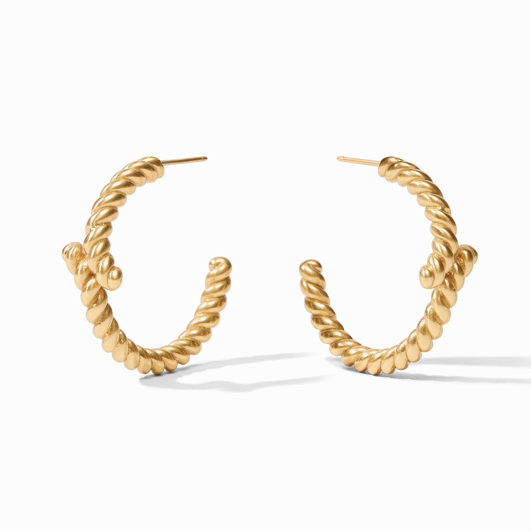 Julie Vos - Nassau Twist Hoop, Gold / Medium