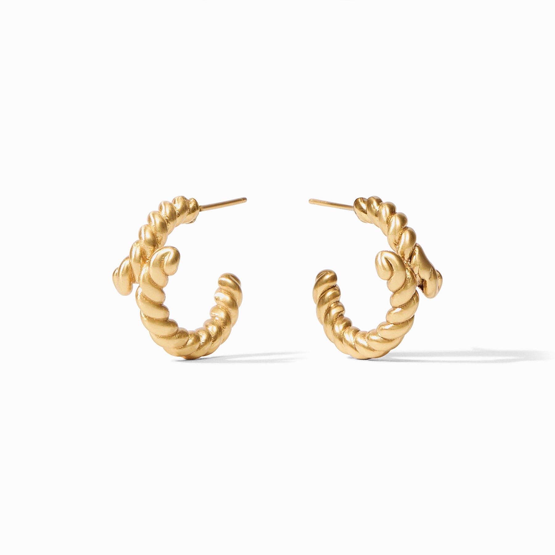 Julie Vos - Nassau Twist Hoop, Gold / Small