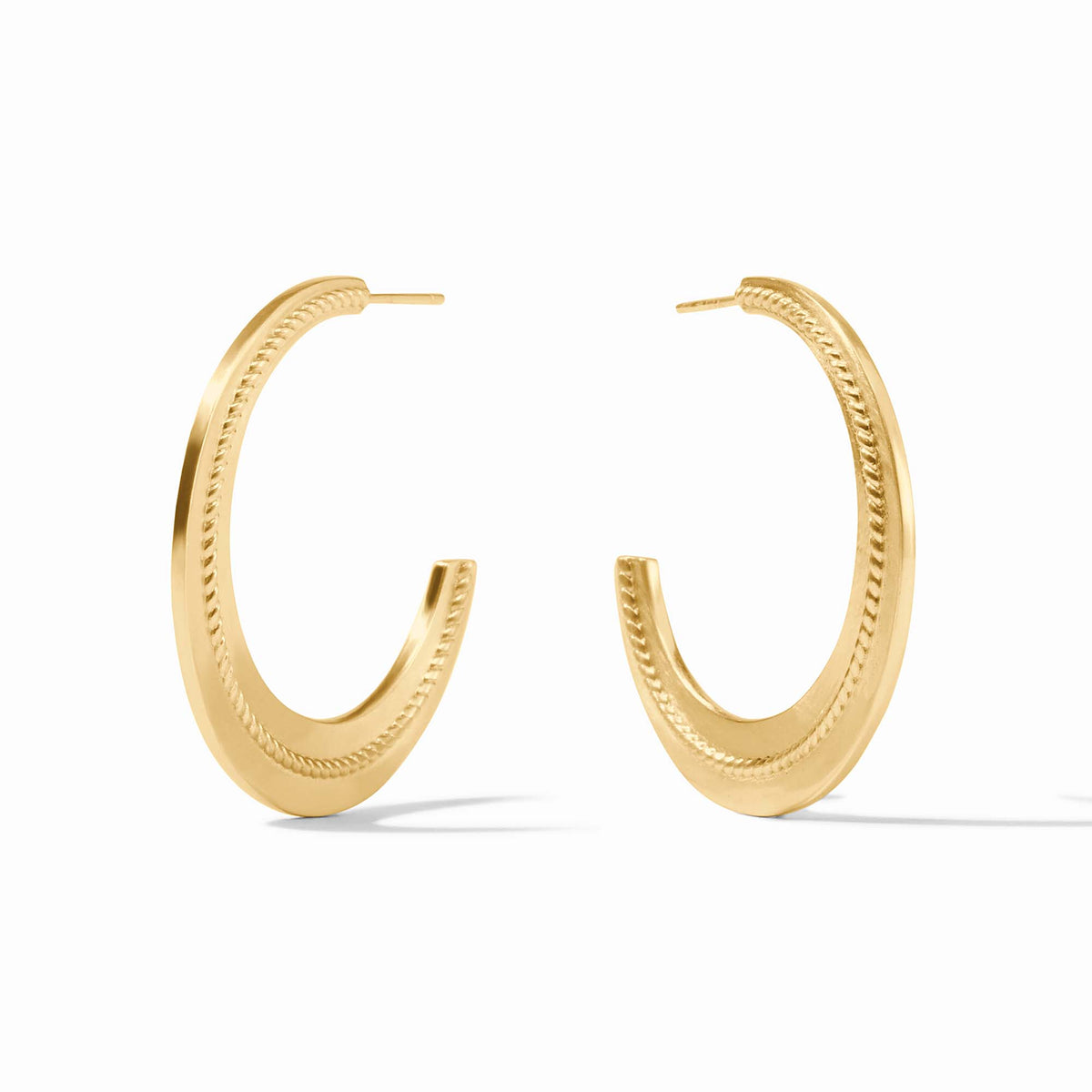 Julie Vos - Nassau Crescent Hoop, Gold / Large
