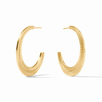 Julie Vos - Nassau Crescent Hoop, Gold / Large