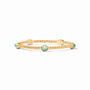 Julie Vos - Nassau Stone Bangle, Iridescent Aquamarine Blue / Large