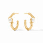 Julie Vos - Nassau Stone Hoop, Pearl