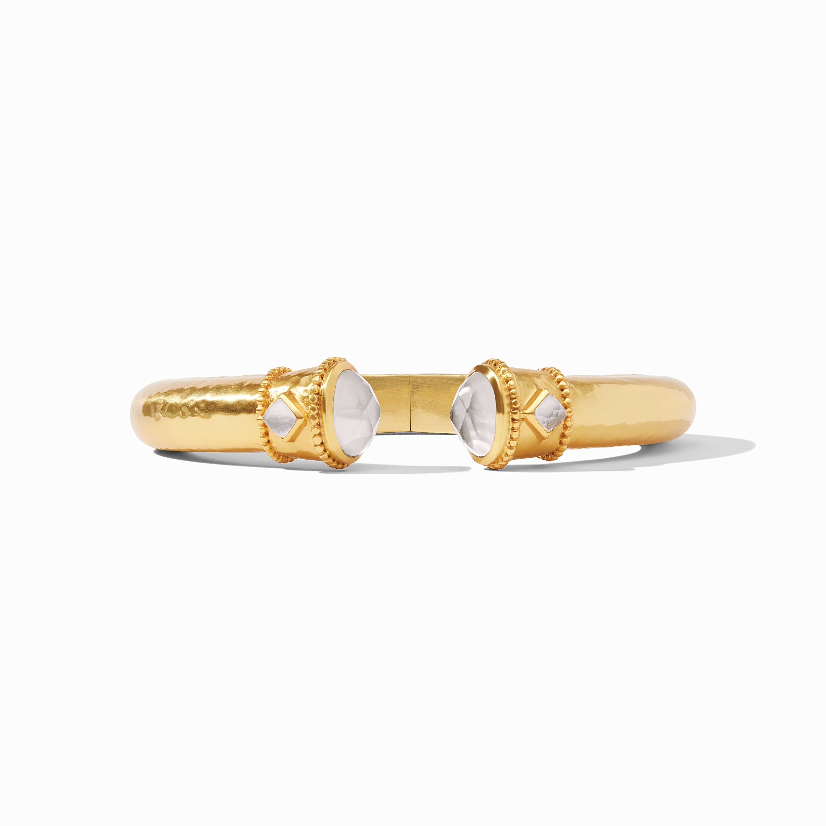 Julie Vos - Noel Demi Cuff, Iridescent Clear Crystal