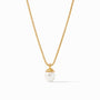 Julie Vos - Noel Pearl Solitaire Necklace, Pearl