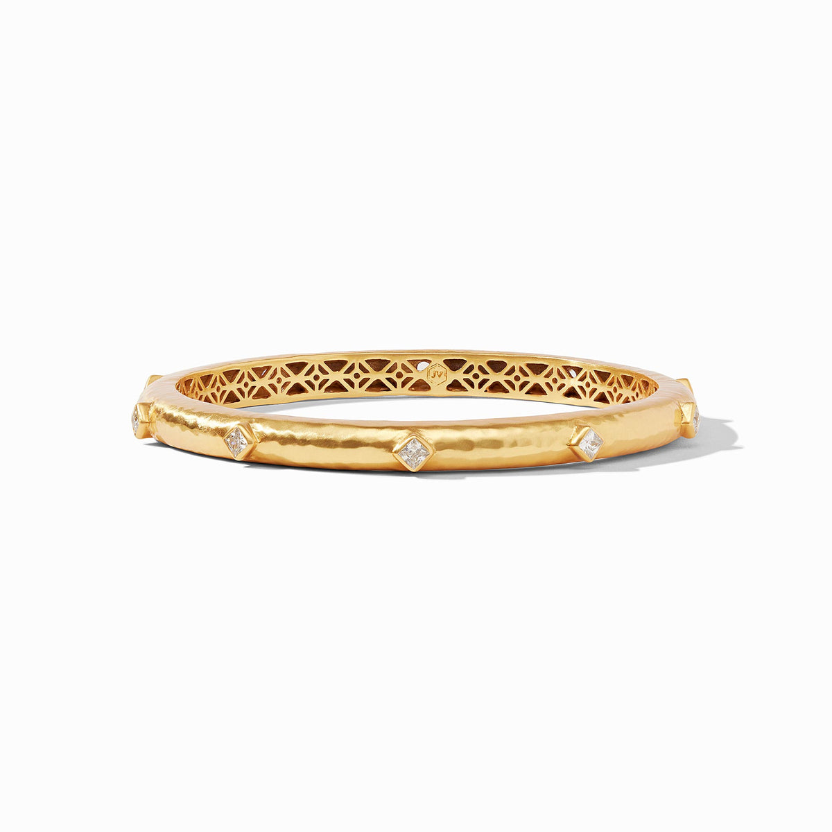 Julie Vos - Noel Stone Bangle, Cubic Zirconia / Large