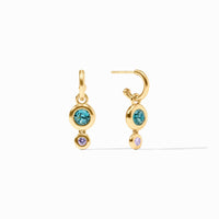 Rainbow Duo Hoop & Charm Earring