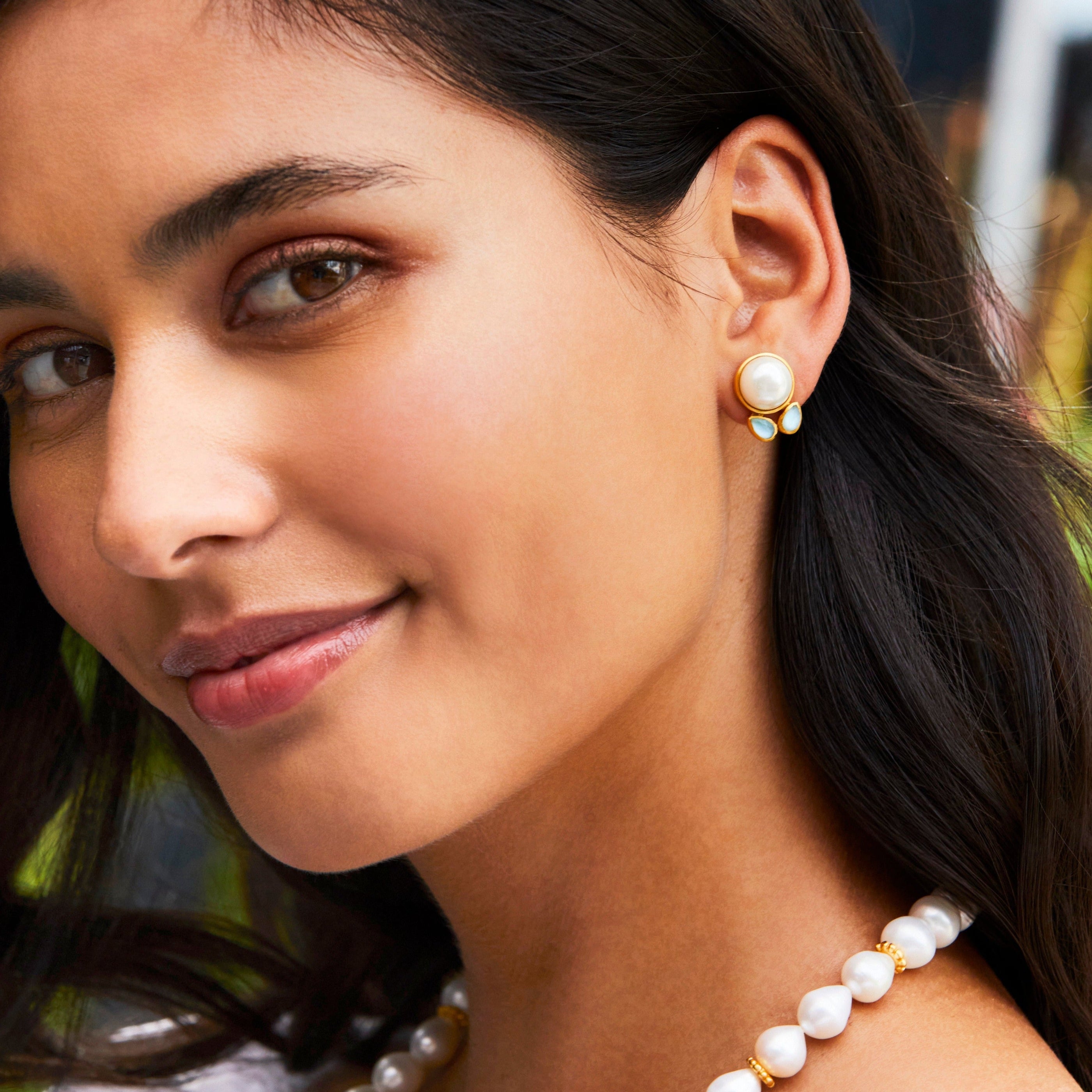 Julie Vos - Remy Pearl Stud, 