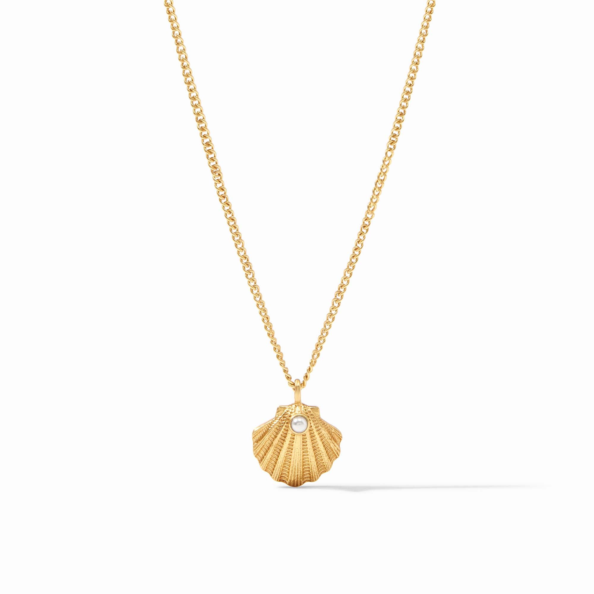 Julie Vos - Sanibel Shell Delicate Necklace, Pearl