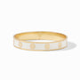 Julie Vos - Soleil Bangle, Ivory Enamel / Large